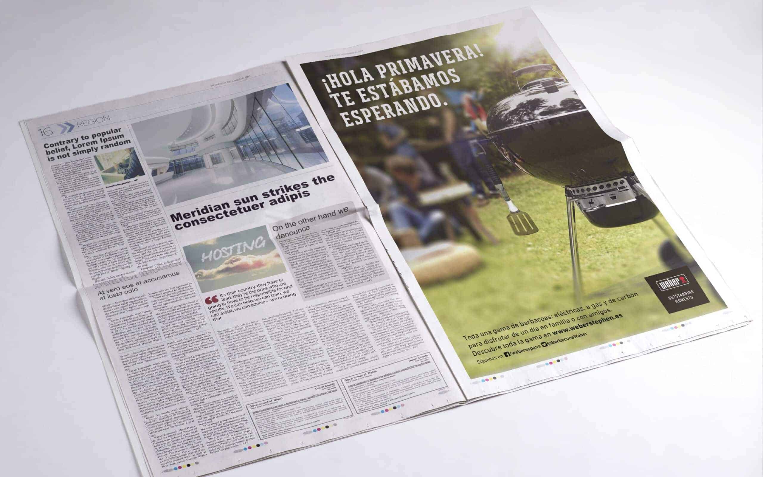 Evento para cocineros de la marca Weber organizado por Mariona Agency