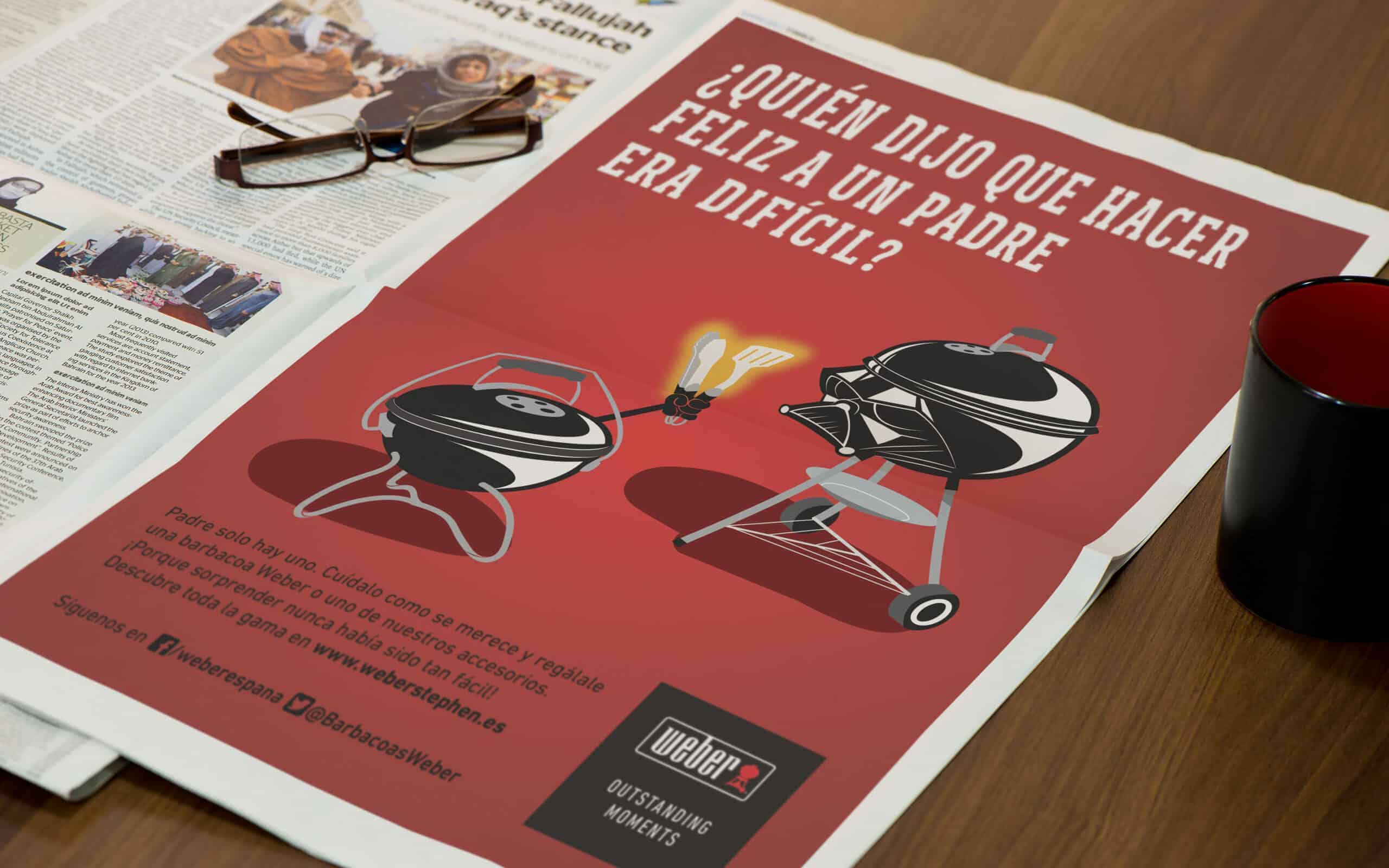 Acción de marca de Weber en España diseñada por Mariona Agency